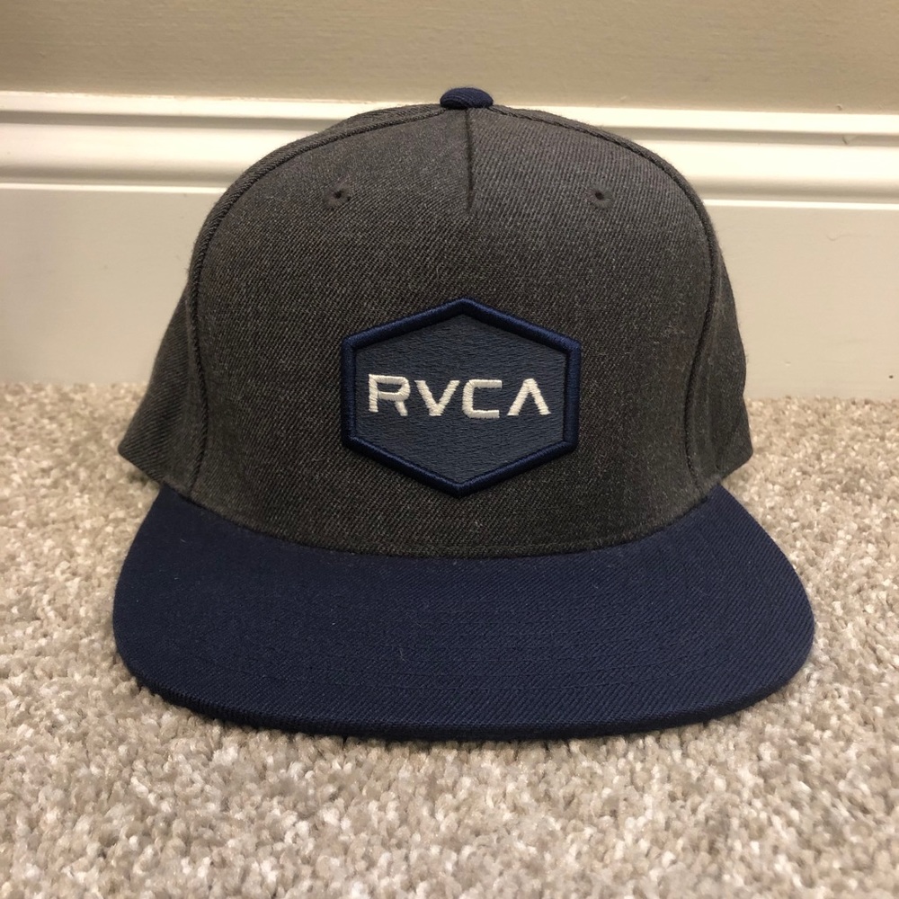 RVCA flat bill hat